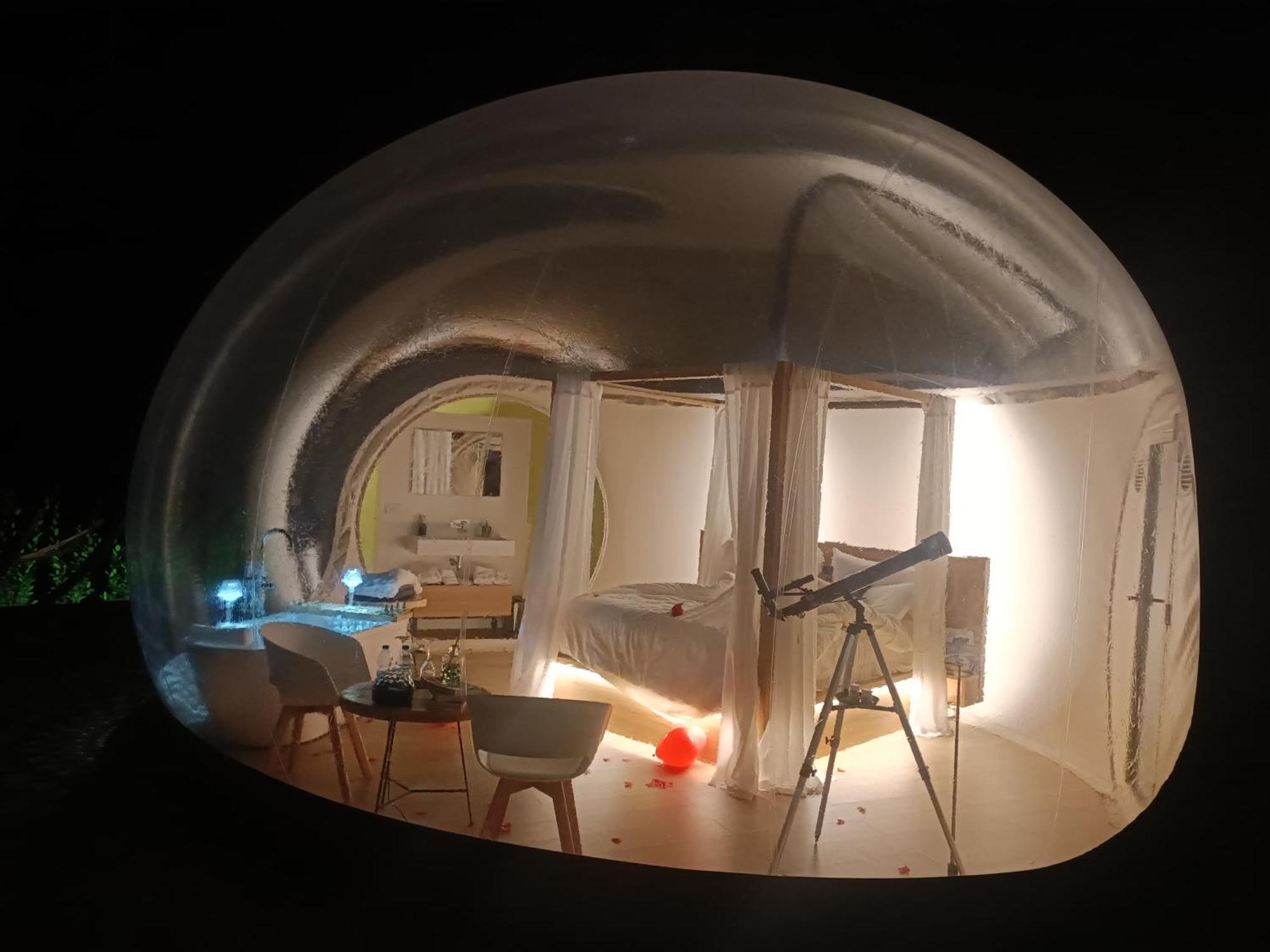 Bubble Room Puglia Villa Bautier Bubblenights Cerignola Buitenkant foto