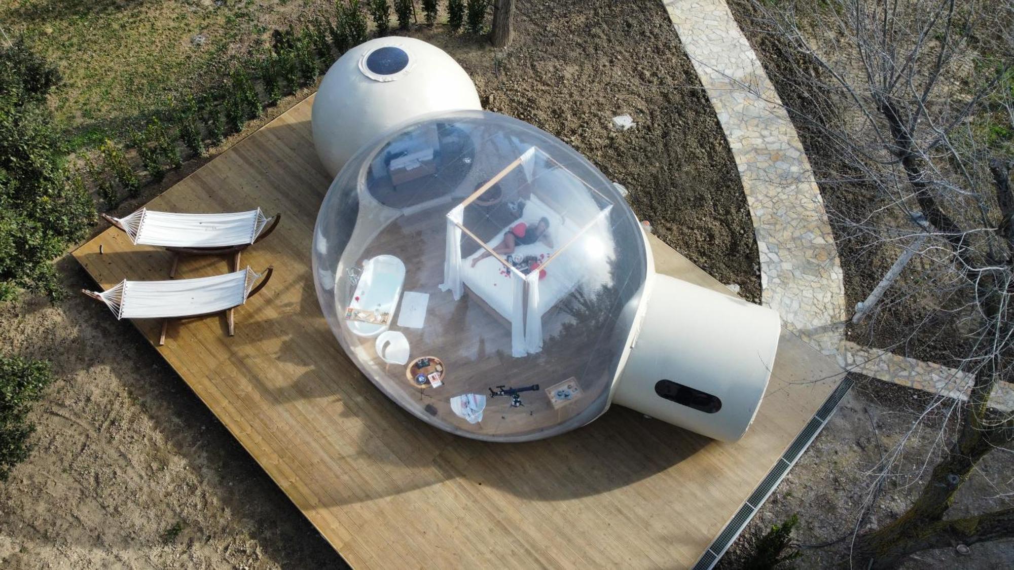 Bubble Room Puglia Villa Bautier Bubblenights Cerignola Buitenkant foto